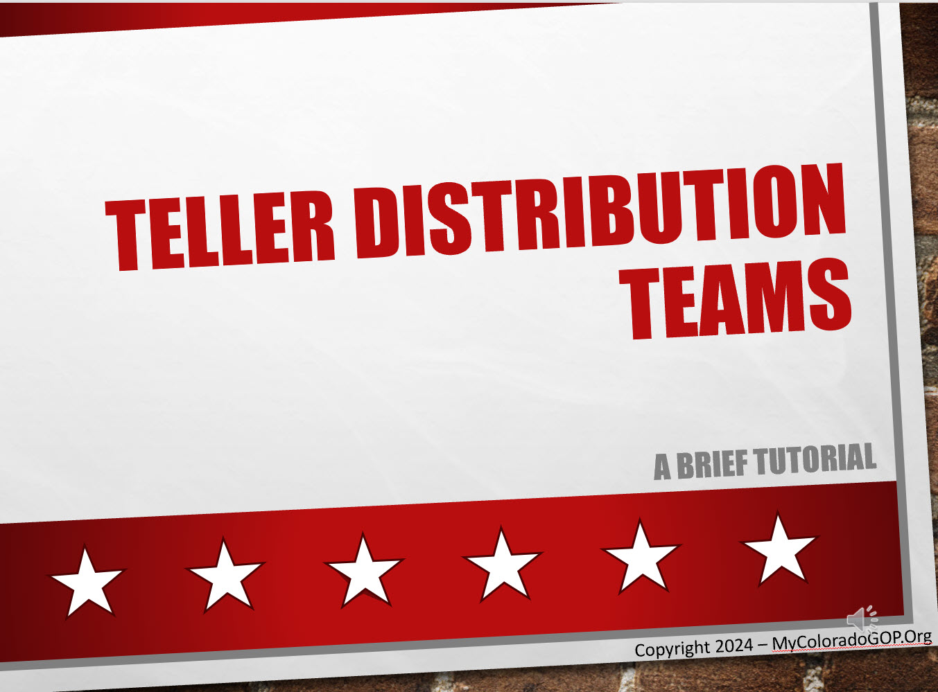 VideoBallotDistributionTeamsTraining 2024 03 16